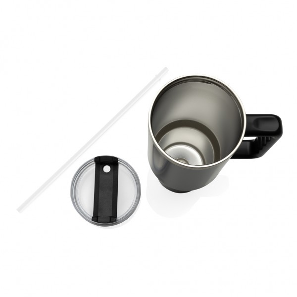 Peakflow Becher aus RCS recyceltem Stainless Steel 1200ml, schwarz