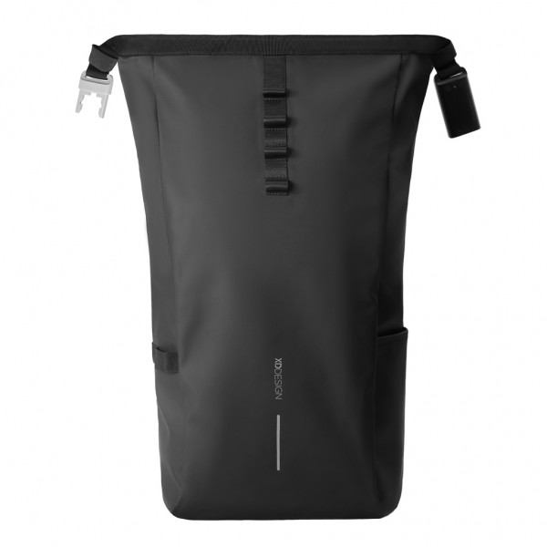 Urban wasserabweisender Fahrrad-Rucksack, schwarz
