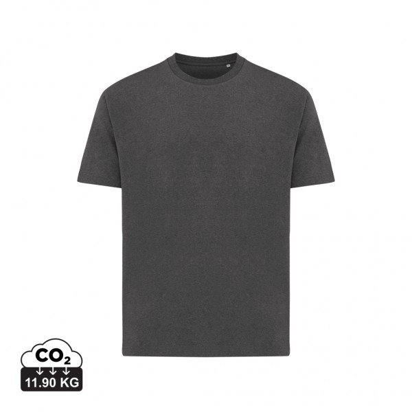 IQONIQ Teide T-Shirt aus recycelter Baumwolle, heather anthracite 4XL