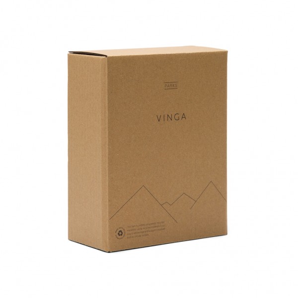 VINGA Parks Lunch-Box aus RCS Stainless-Steel, schwarz