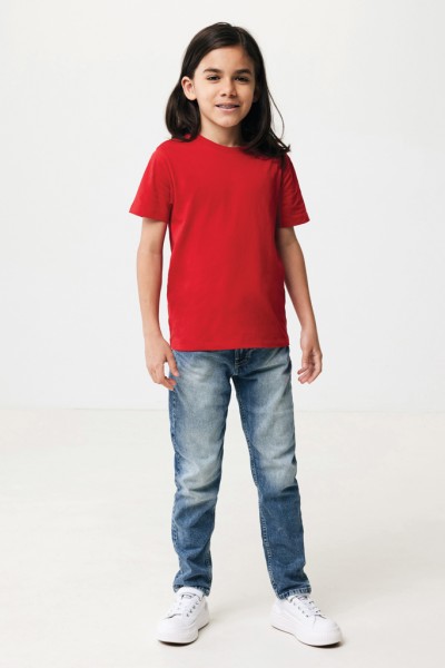 IQONIQ Koli Kids T-Shirt aus recycelter Baumwolle, rot 1112