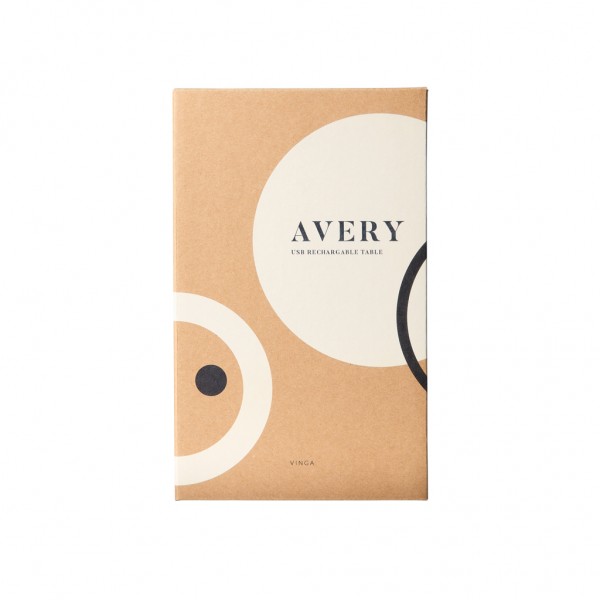 VINGA Avery RCS Tischlampe, greige