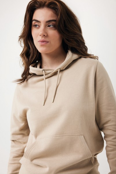 IQONIQ Rila Lightweight Hoodie aus recycelter Baumwolle, desert L