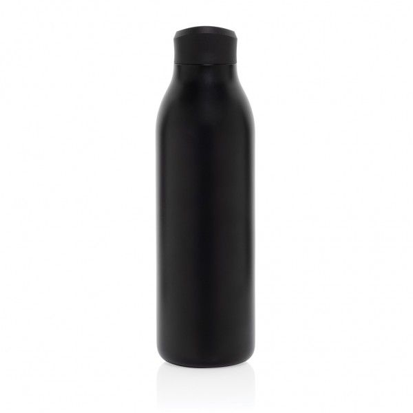 Avira Alok 360 Klick-Wasserflasche aus RCS rec. Stahl, 600ml, schwarz