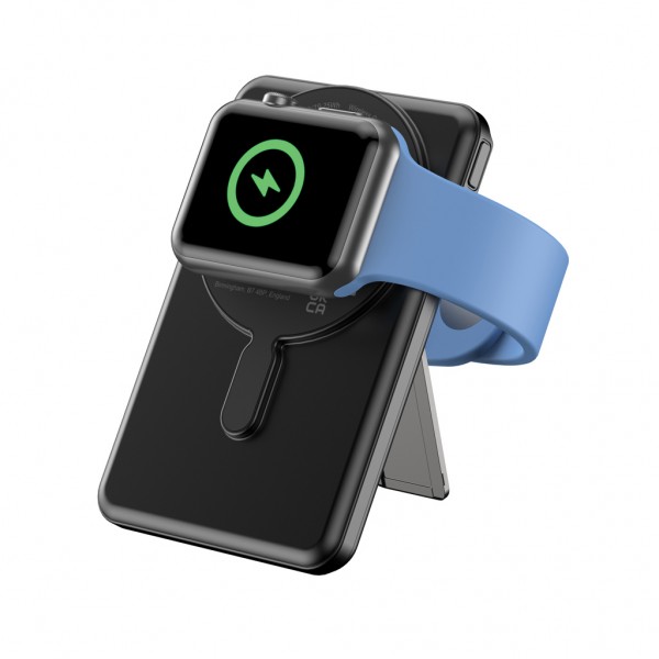 Urban Vitamin Redwood 5-in-1 5.000mAh 20W PD magn. Powerbank, schwarz