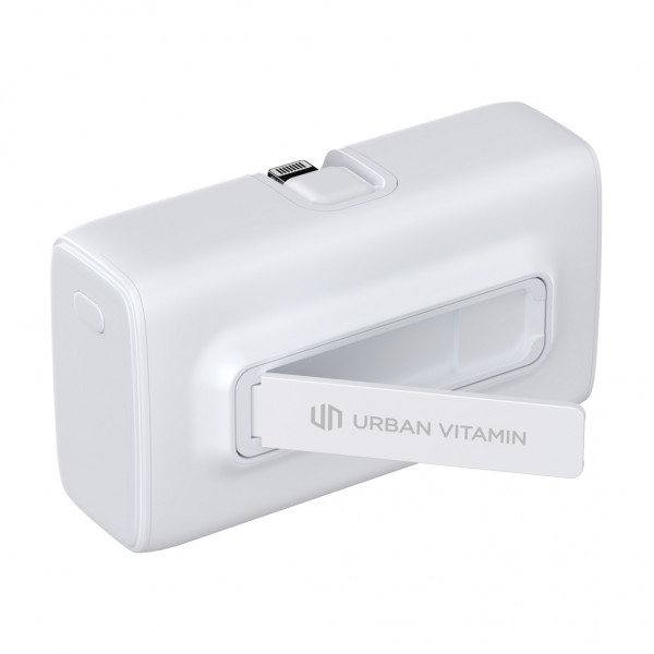 Urban Vitamin Los Angeles 20W Powerbank aus RCS rec. Plastik, weiß