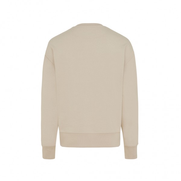 IQONIQ Kruger Relax-Rundhals-Sweater aus recycelt. Baumwolle, desert XL