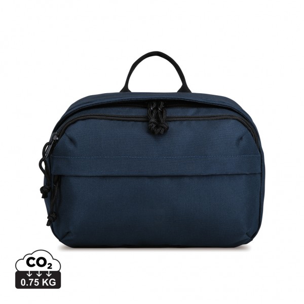 Renew AWARE™ rPET Kosmetiktasche, navy blau