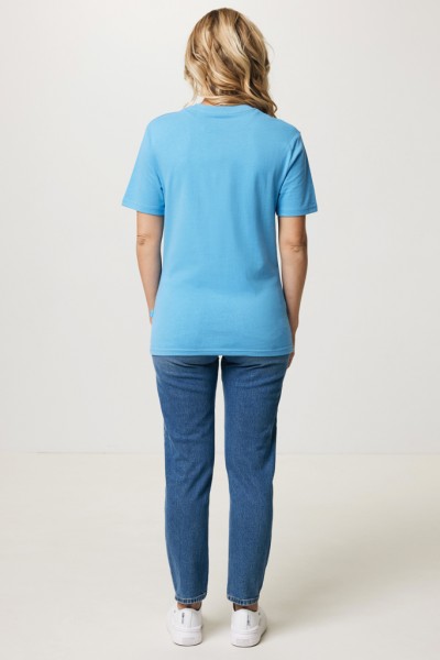 IQONIQ Bryce T-Shirt aus recycelter Baumwolle, tranquil blue S