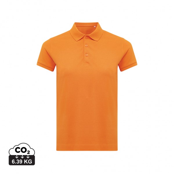 IQONIQ Yosemite Damen Piqué-Poloshirt aus rec. Baumwolle, orange S