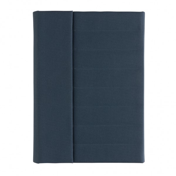 Impact Aware™ A5 Notebook mit Magnetverschluss, navy blau