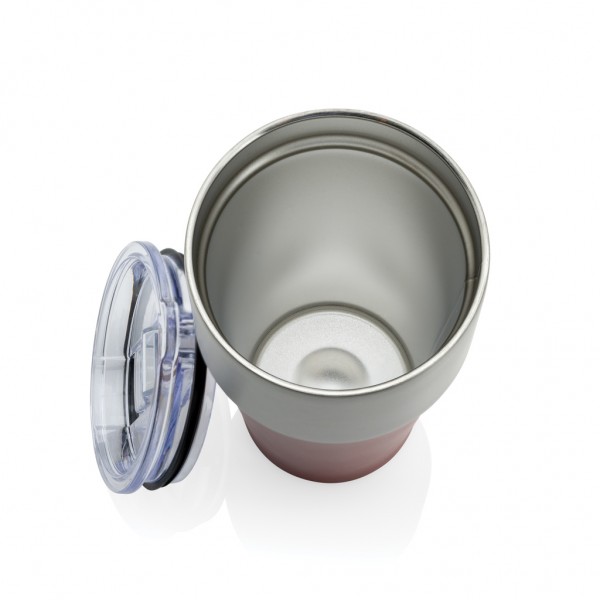 Fluid Becher aus RCS-zertifiziert recyceltem Stahl, 500ml, rot