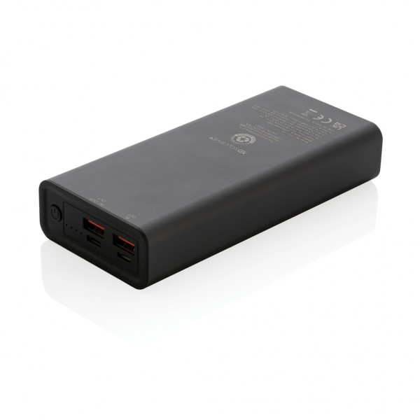 Terra 20.000mAh 20W Powerbank aus RCS recyceltem Aluminium, grau
