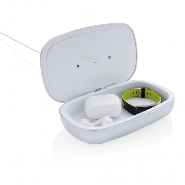 Rena UV-C Sterilisations-Box mit 5W Wireless Charger, grau
