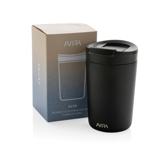 Avira Alya RCS recycelter Stainless-Steel Becher 300ml, schwarz