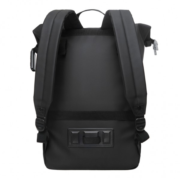 Urban wasserabweisender Fahrrad-Rucksack, schwarz