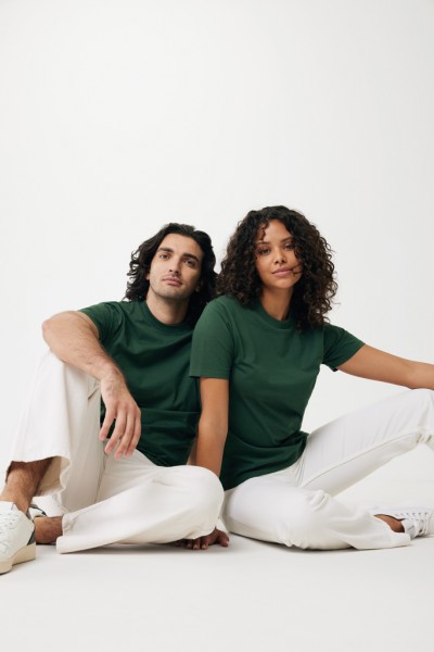 IQONIQ Sierra Lightweight T-Shirt aus recycelter Baumwolle, forest green XXS