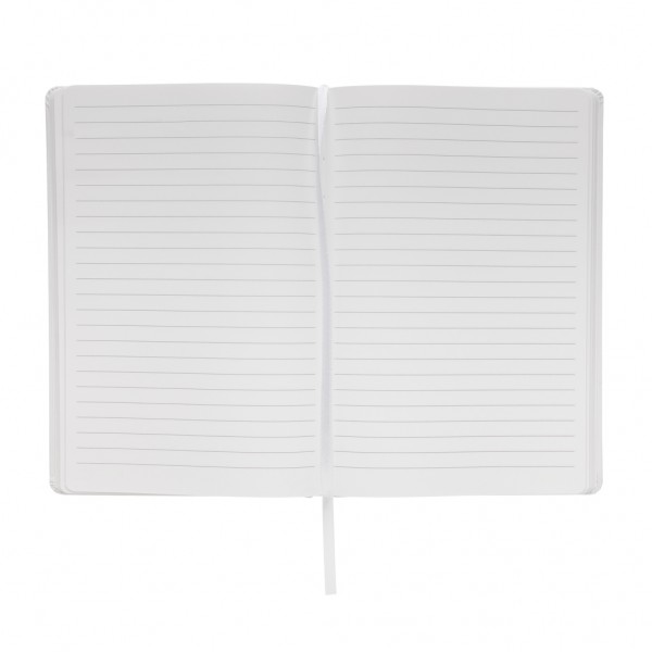A5 Impact Steinpaper Hardcover Notizbuch, weiß