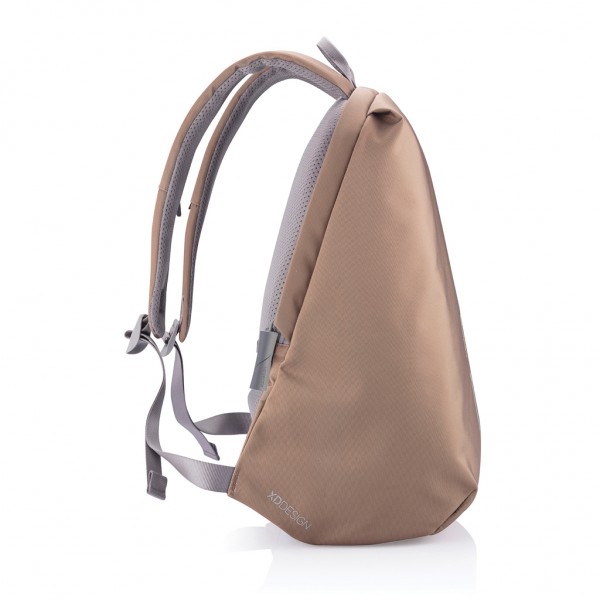 Bobby Soft, Anti-Diebstahl-Rucksack, braun