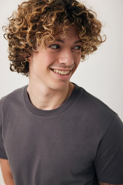 IQONIQ Brett T-Shirt aus recycelter Baumwolle, anthrazit XS