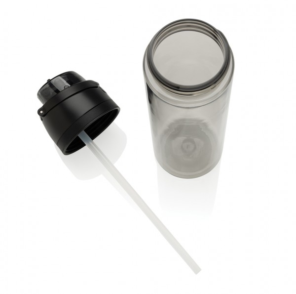 Omni Sip Wasserflasche 800ml aus RCS RPET, schwarz