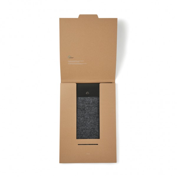 VINGA Albon 15` Laptop-Seeve aus GRS recyceltem Filz, schwarz