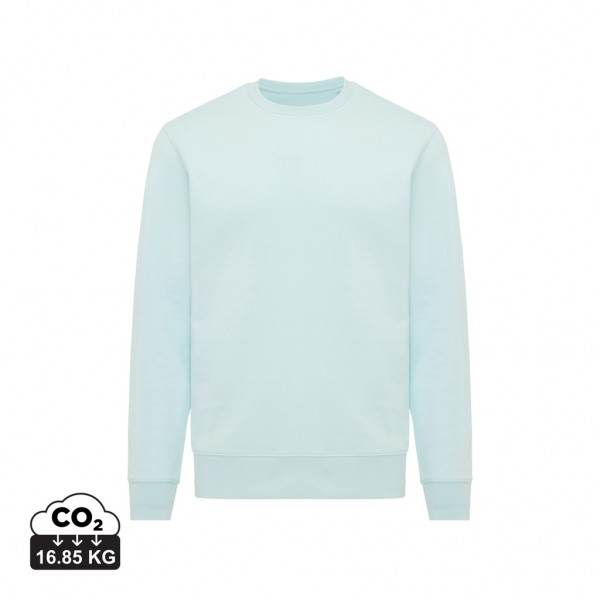 IQONIQ Etosha Lightweight Sweater aus recycelter Baumwolle, crushed mint XXS