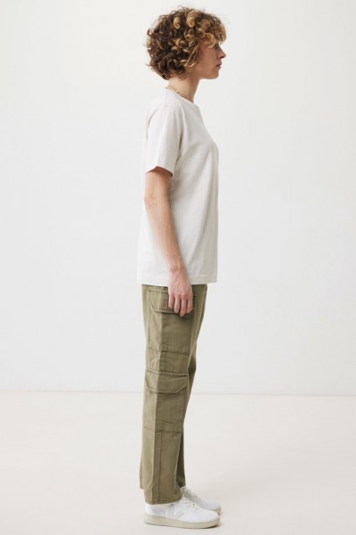 IQONIQ Kakadu relaxed T-Shirt aus recycelter Baumwolle, ivory white XS