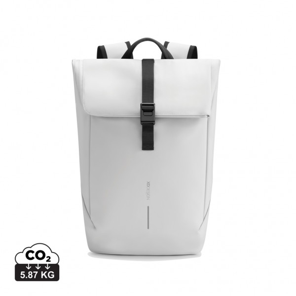 Urban wasserabweisender Flap-Top Rucksack, off white