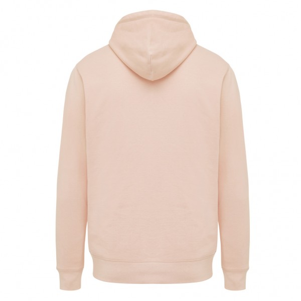 IQONIQ Rila Lightweight Hoodie aus recycelter Baumwolle, peach nectar S