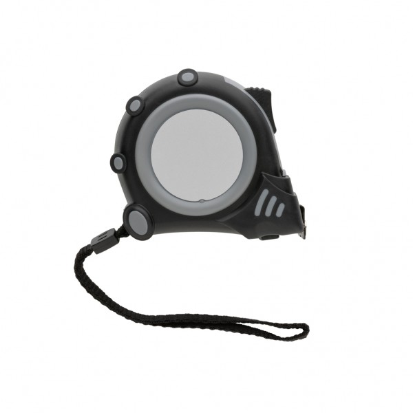 Grip 5m/19mm Maßband aus RCS recyceltem Kunststoff, grau