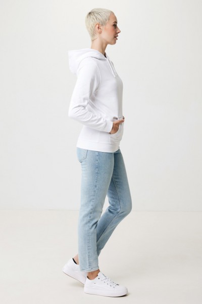 IQONIQ Jasper Hoodie aus recycelter Baumwolle, recycled white XXS