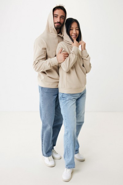 IQONIQ Yengo Hoodie mit Seitentaschen aus rec. Baumwolle, desert XL