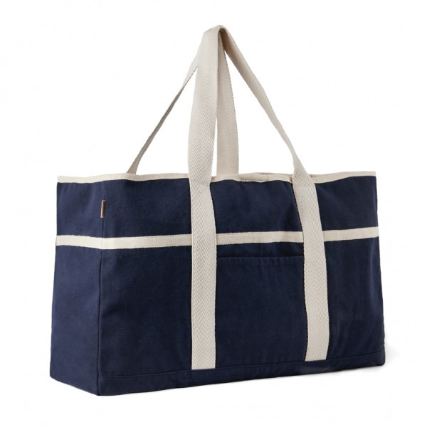 VINGA Volonne AWARE™ Strandtasche aus recyceltem Canvas, blau