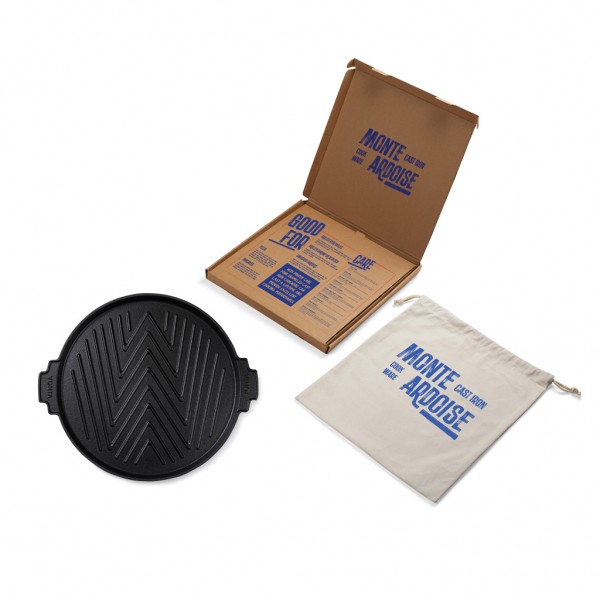 VINGA Monte Ardoise Grillpfanne, 30cm, schwarz