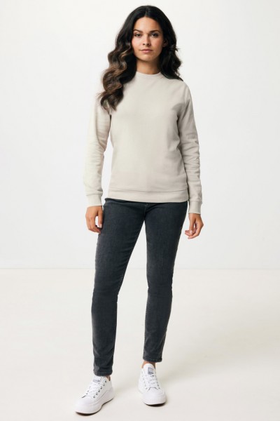 IQONIQ Zion Rundhals-Sweater aus recycelter Baumwolle, desert M