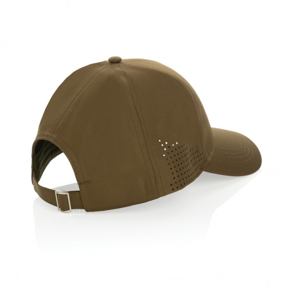 Impact AWARE™ rPET 6-Panel-Sportkappe, grün