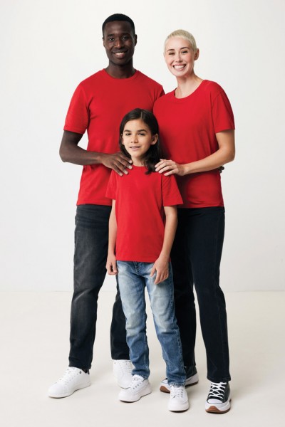 IQONIQ Yala Damen T-Shirt aus recycelter Baumwolle, rot S