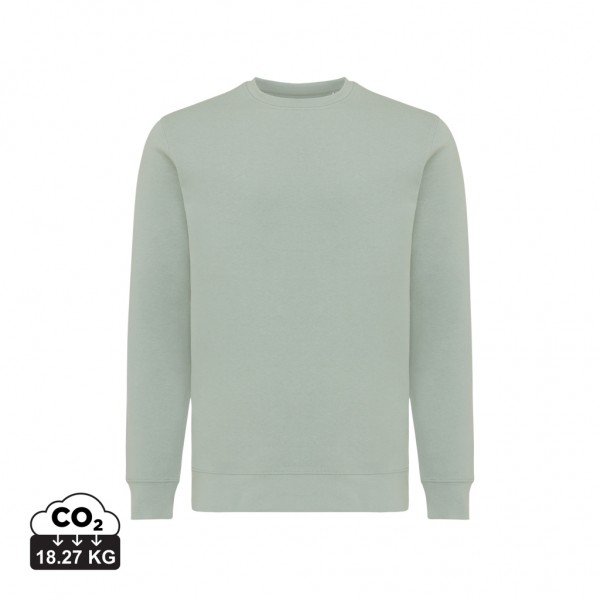 IQONIQ Etosha Lightweight Sweater aus recycelter Baumwolle, Iceberg green L