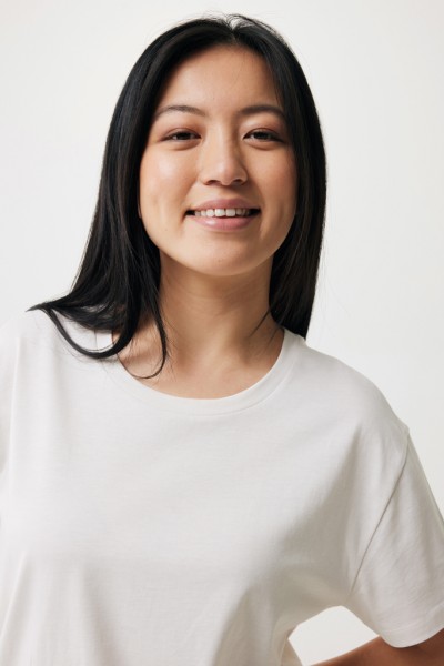 IQONIQ Yala Damen T-Shirt aus recycelter Baumwolle, ivory white XXL