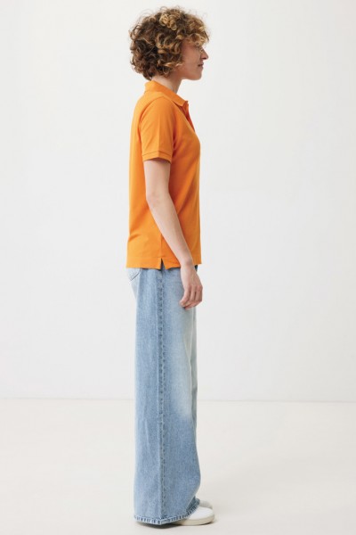 IQONIQ Yosemite Piqué-Poloshirt aus recycelter Baumwolle, orange XXL
