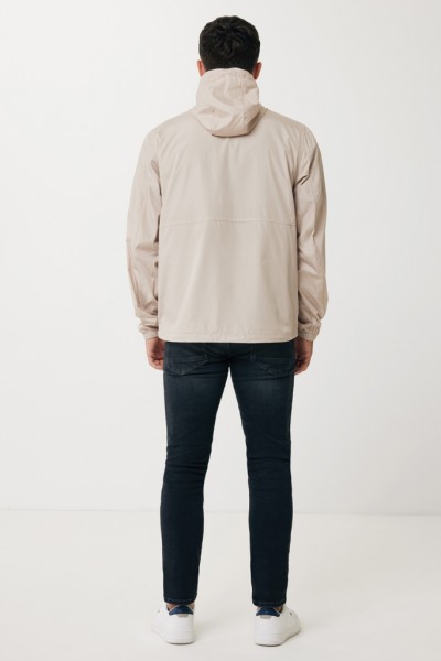 IQONIQ Logan Lightweight Jacke aus recyceltem Polyester, beige XXXL