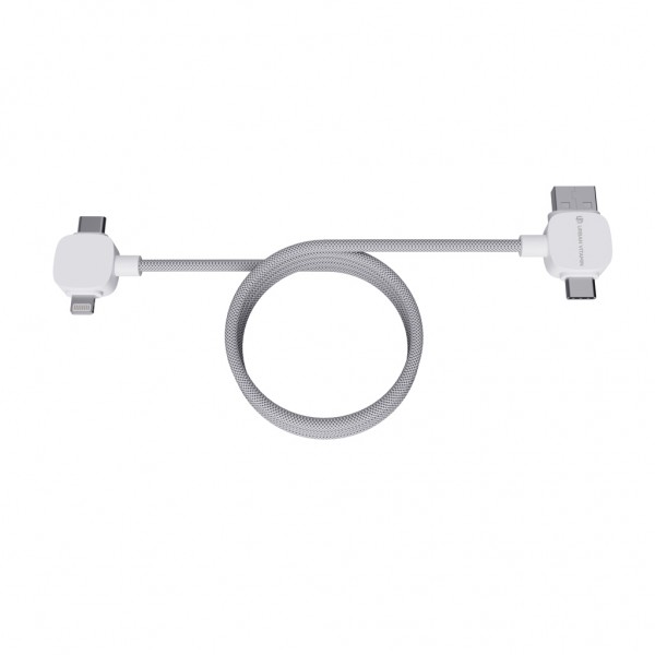 Urban Vitamin Stockton 65W magnet. Kabel RCS recyc. TPE/PET, weiß