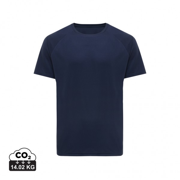 IQONIQ Tikal Sport Quick-Dry T-Shirt aus rec. Polyester, navy blau XS