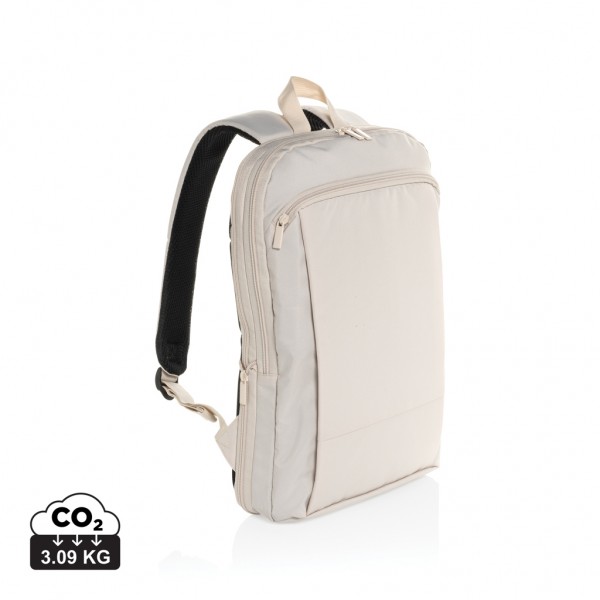 Flexpack Aware™ Expandable Slim RPET 15,6` Laptop-Rucksack, beige