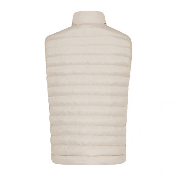 IQONIQ Meru Herren Bodywarmer aus recyceltem Polyester, beige S