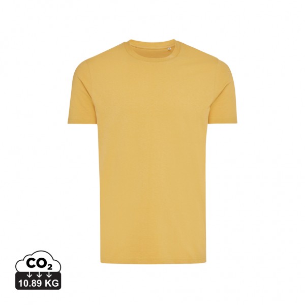 IQONIQ Bryce T-Shirt aus recycelter Baumwolle, ochre yellow S