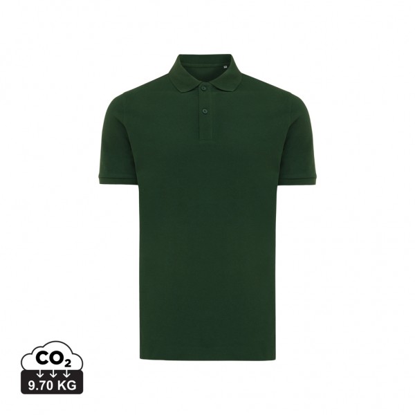 IQONIQ Yosemite Piqué-Poloshirt aus recycelter Baumwolle, forest green S