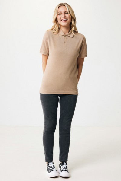 IQONIQ Yosemite Piqué-Poloshirt aus recycelter Baumwolle, heather brown XL