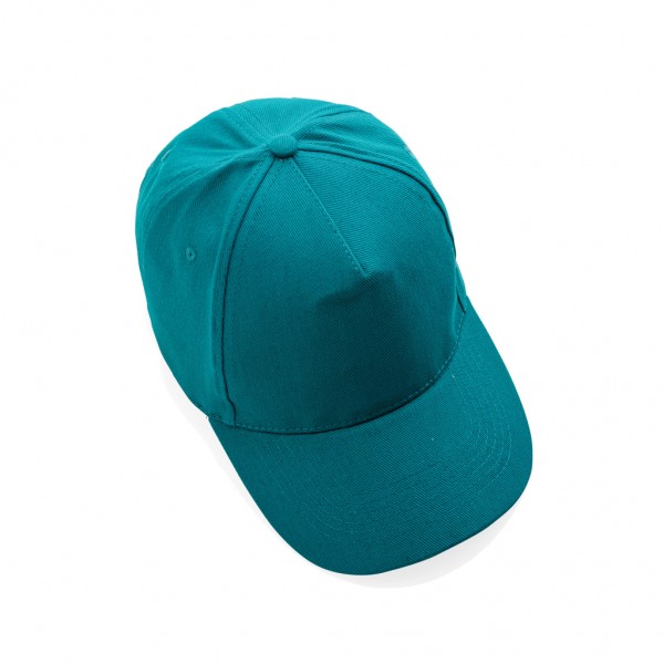 Impact 5 Panel Kappe aus 280gr rCotton mit AWARE™ Tracer, verdigris